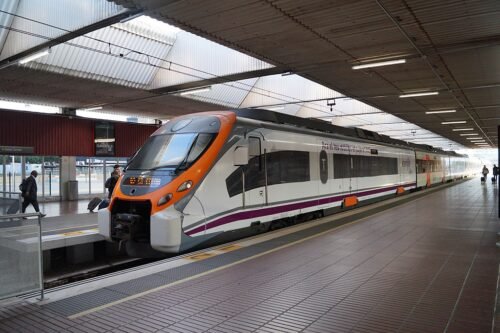 Barcelona airport train