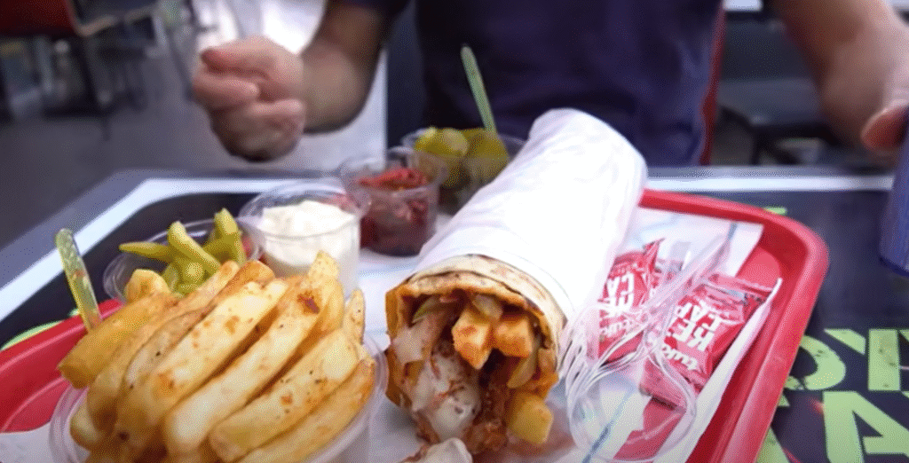 turkish street food Döner Kebab