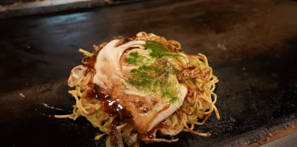 Okonomiyaki Japanese food