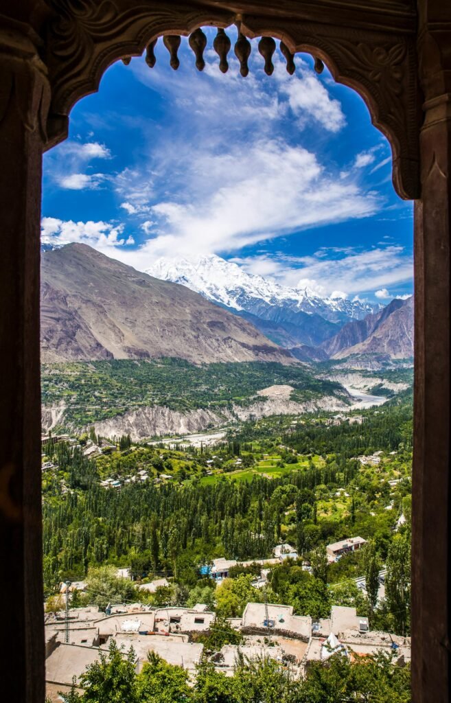 Beautiful view of hunza valley