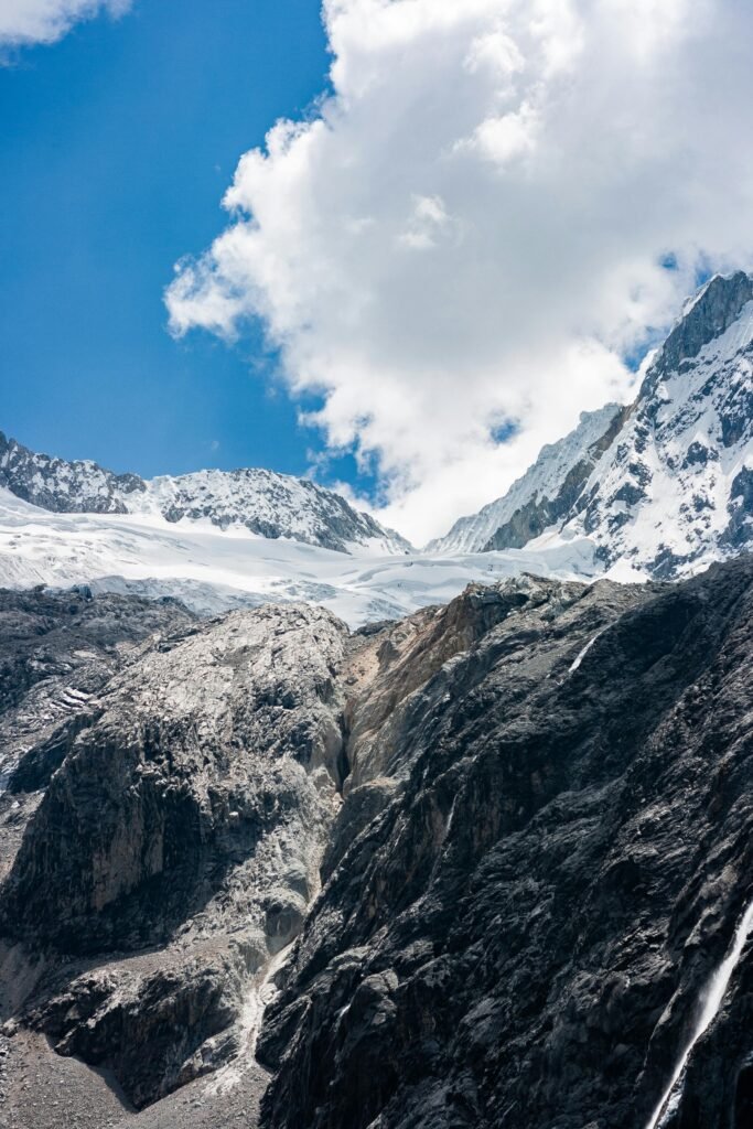beautiful snow caped mountain