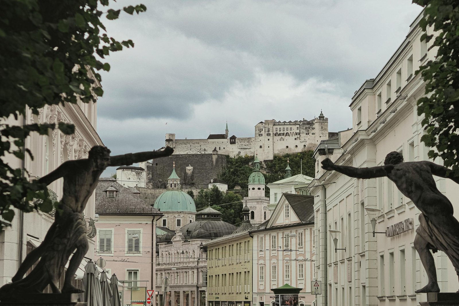 5 Days in Austria: The Perfect Austria Road Trip Itinerary 15 View of Salzburg's historic architecture with Hohensalzburg Fortress in the background.