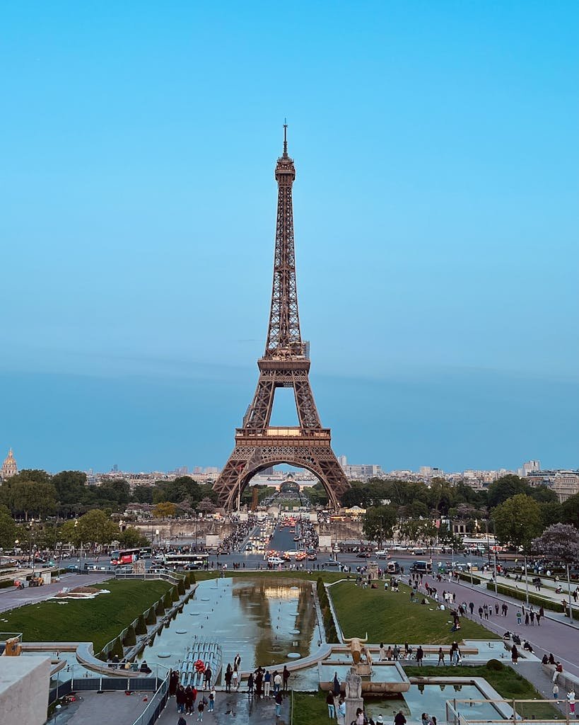 41 best Things to Do in Paris: Iconic Sights to Hidden Gems 3 Iconic Eiffel Tower view during twilight in Paris, France, showcasing its majestic architectural beauty.