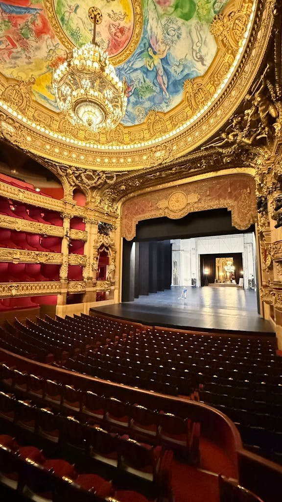 41 best Things to Do in Paris: Iconic Sights to Hidden Gems 13 The opulent interior of Palais Garnier in Paris, showcasing its grand architecture.