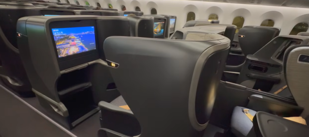 Turkish airlines business class seats
