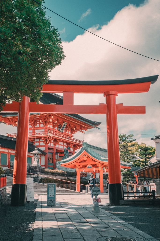 Explore the iconic Fushimi Inari Taisha in Kyoto, Japan with its vibrant torii gates.