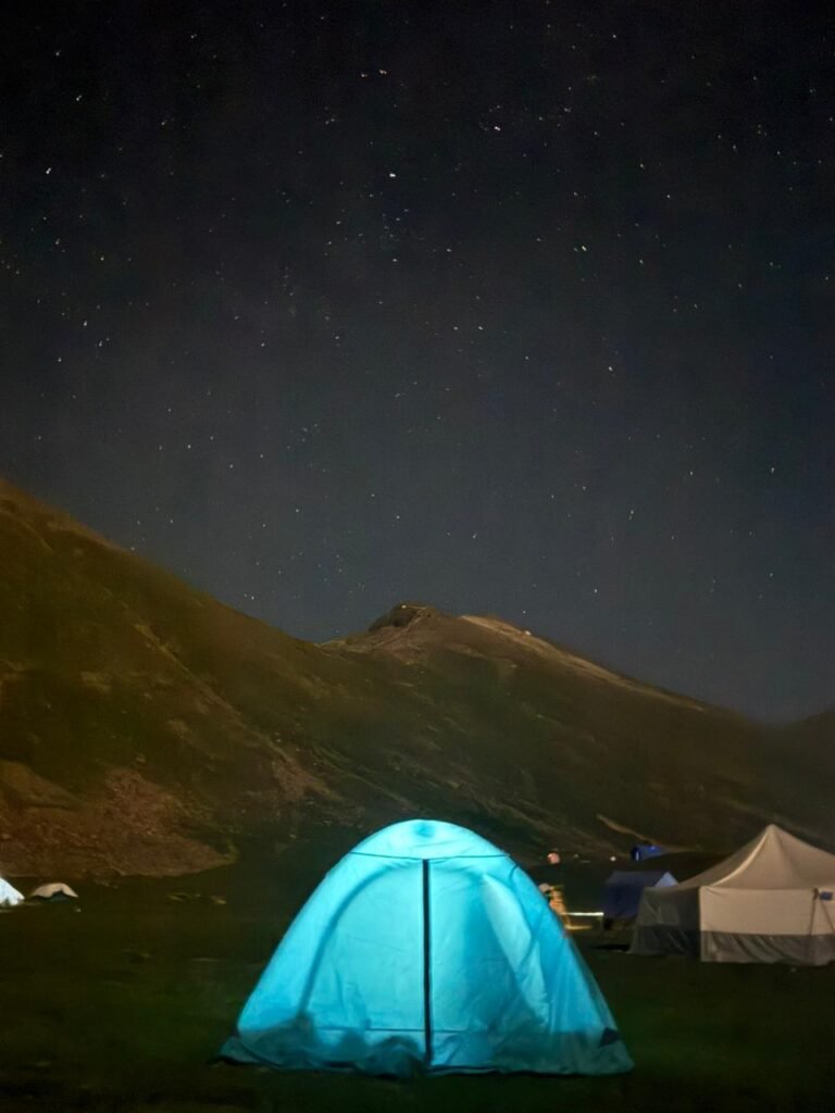 star gazing at night in Mullah Ki Basti