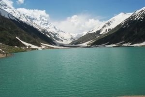 Lake Saif-ul-Malook: Why This Magical Lake Should Be on your Bucket List? 1 Beautiful Lake Saif-ul-Malook surrounded by snow-covered mountains in Khyber Pakhtunkhwa, Pakistan.
