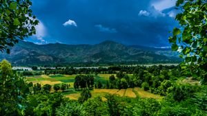 Swat Valley Travel Guide 2026: Here's Everything I Wish I Knew 1 Scenic view of Kalam Valley in Pakistan with lush greenery and mountains.